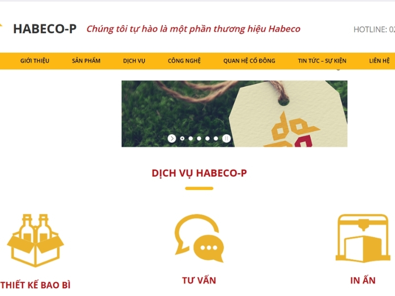 C&ocirc;ng ty CP Bao b&igrave; HABECO