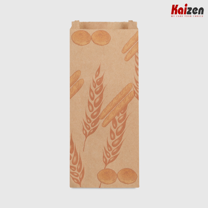 Túi bánh mì in bông lúa mạch