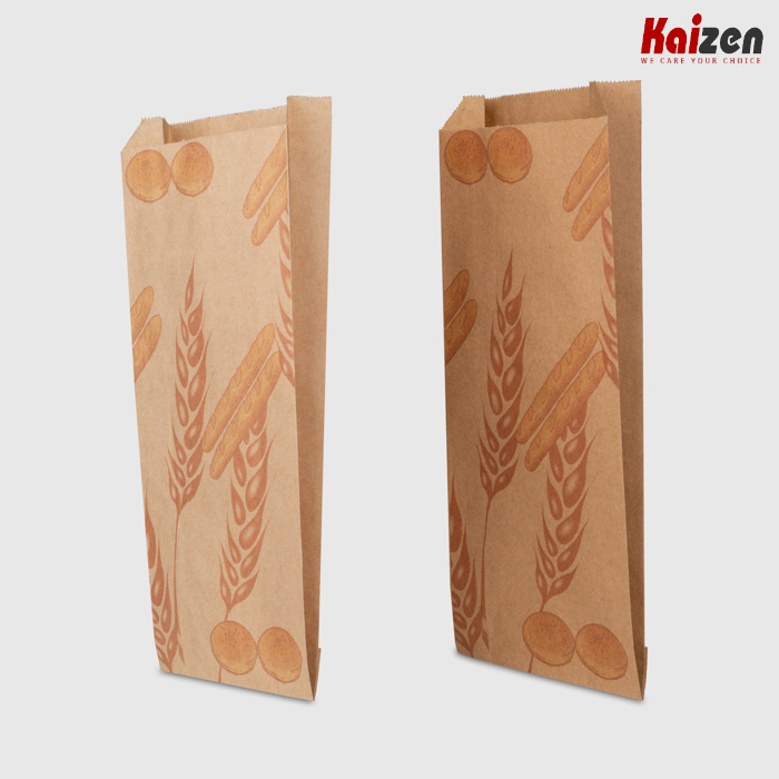 Túi bánh mì in bông lúa mạch