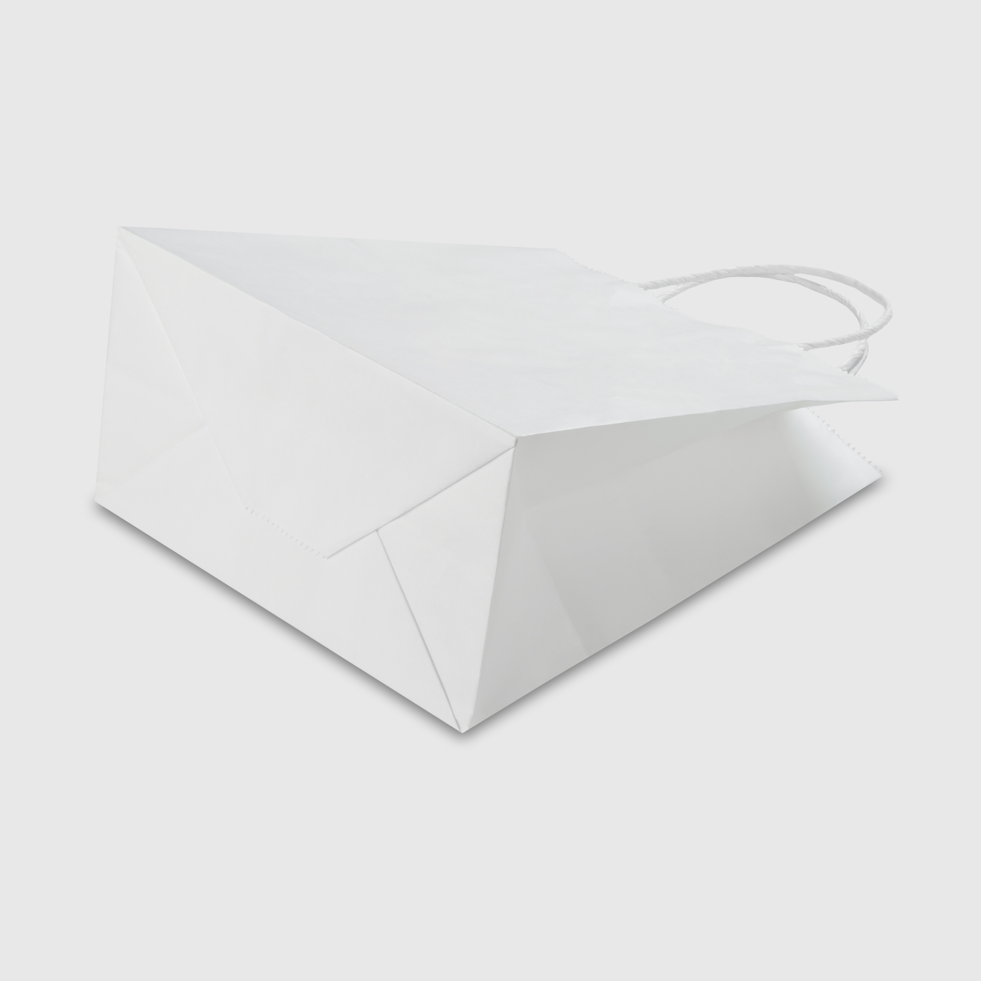 Túi kraft trắng quai xoắn trắng