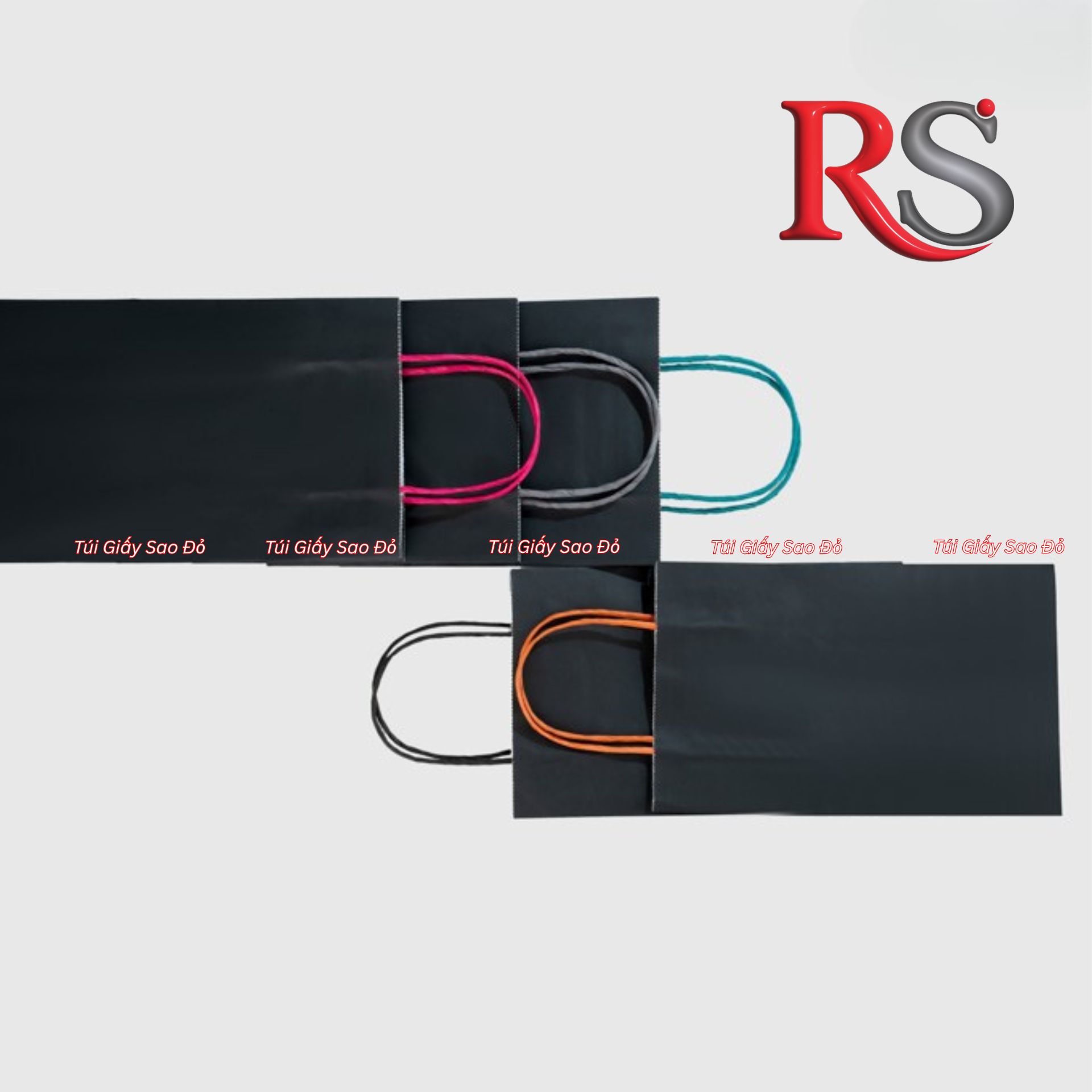 Túi Đen quai nhiều màu