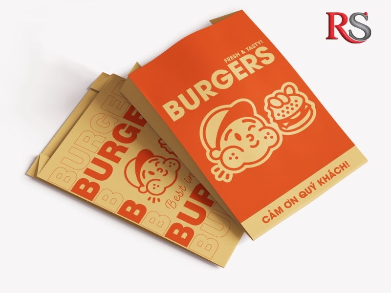 Đặc điểm nổi bật của t&uacute;i giấy đựng b&aacute;nh hamburger