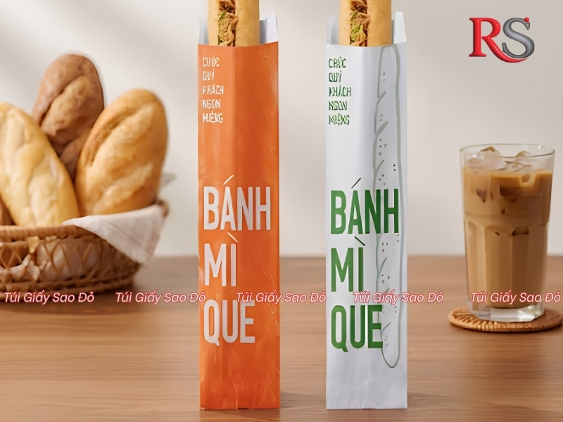 T&uacute;i giấy đựng b&aacute;nh m&igrave; que