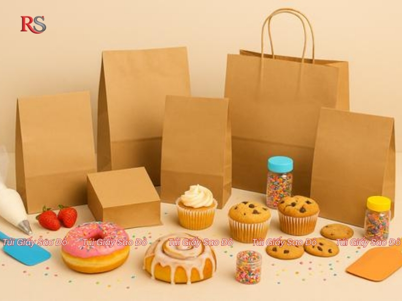 Túi giấy đựng bánh ngọt phù hợp với những loại bánh nào?