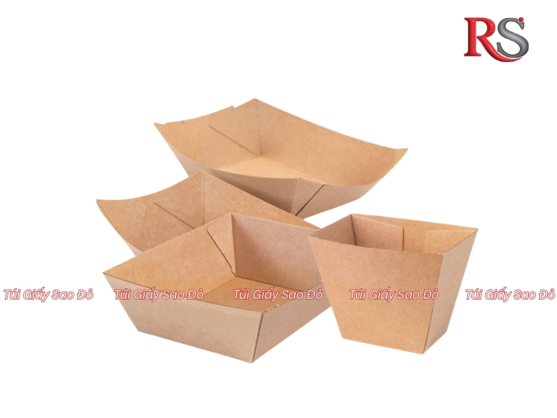Túi giấy đựng khoai tây chiên tiện lợi, chuyên dụng