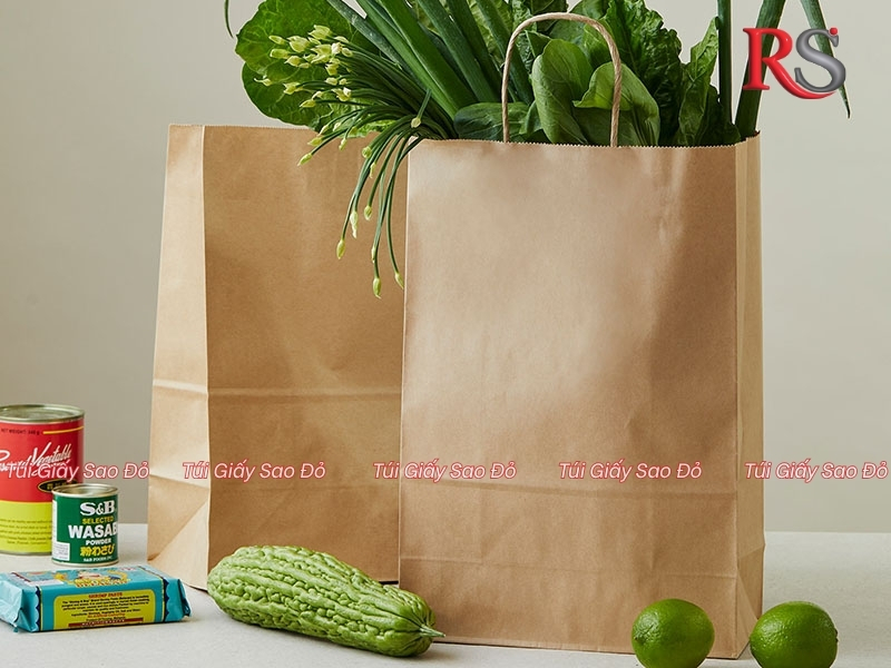 Lưu &yacute; khi đặt sử dụng t&uacute;i giấy đựng rau củ