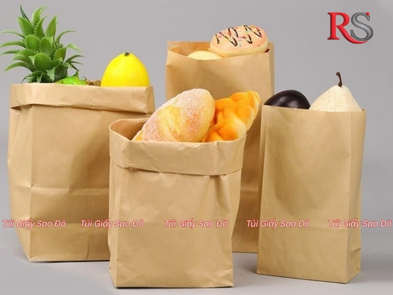 Ứng dụng của t&uacute;i giấy đựng thức ăn