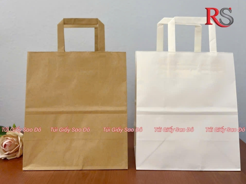 Túi giấy kraft có quai - đặc điểm, phân loại và ứng dụng phổ biến