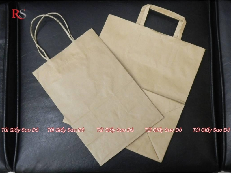 T&uacute;i giấy quai dẹt v&agrave; quai xoắn kh&aacute;c nhau thế n&agrave;o?