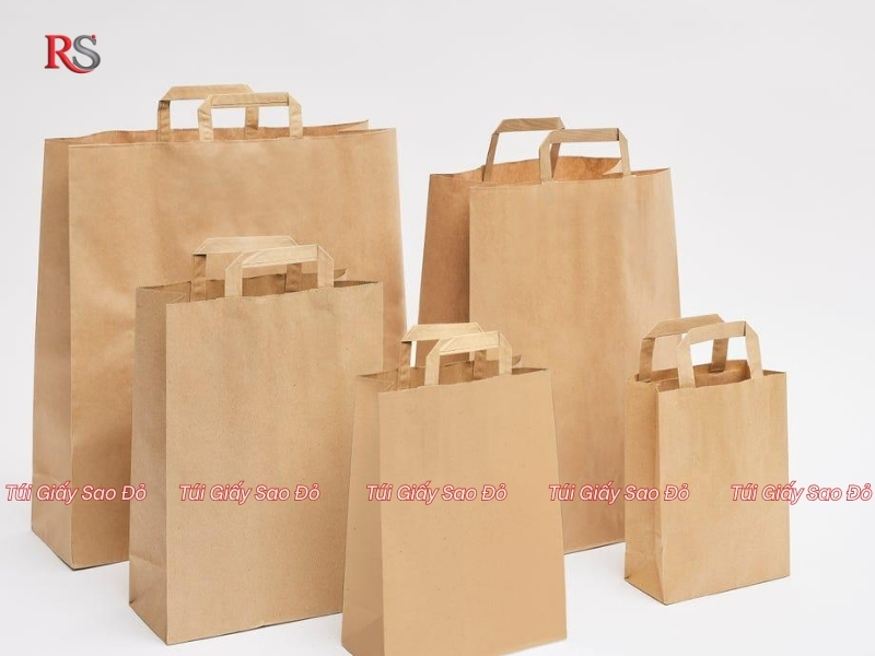 T&uacute;i giấy Kraft quai dẹt l&agrave; g&igrave;?