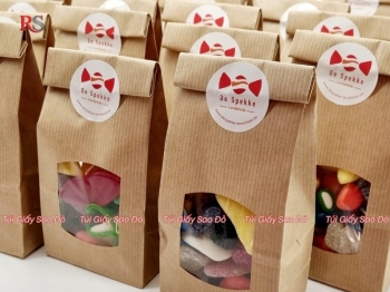 Túi Giấy Đựng Bánh Kẹo – Đẹp, Tiện Dụng Và Dễ Cá Nhân Hóa Theo Thương Hiệu