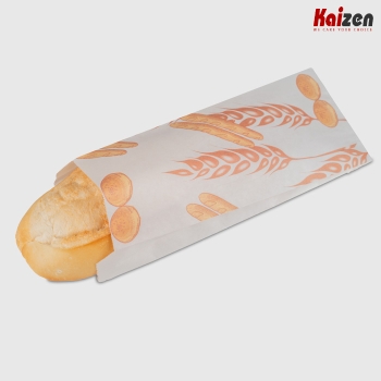 Túi bánh mì in bông lúa mạch