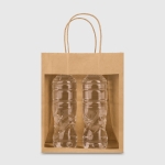 Túi kraft nâu quai xoắn nâu