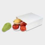 Túi kraft trắng quai xoắn trắng