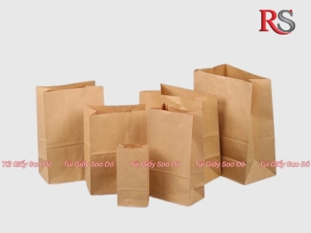 Túi giấy đáy vuông - đặc điểm, phân loại và ứng dụng phổ biến