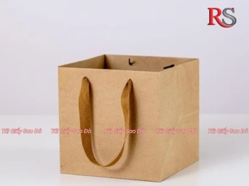 Túi giấy đáy vuông - đặc điểm, phân loại và ứng dụng phổ biến