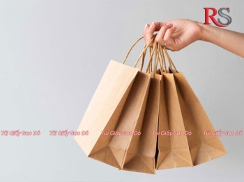 Túi giấy tái chế - giải pháp bao bì thân thiện với môi trường