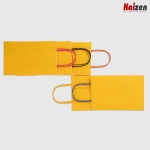 Túi giấy vàng quai nhiều màu